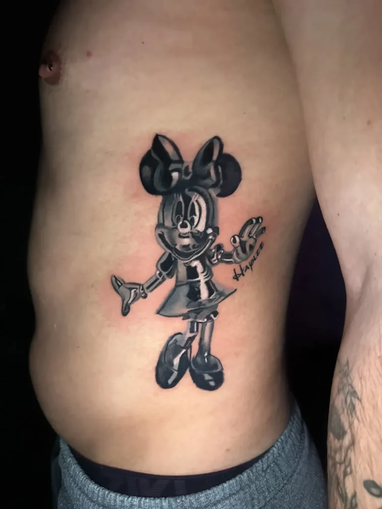 Minnie Maus Tattoo Design